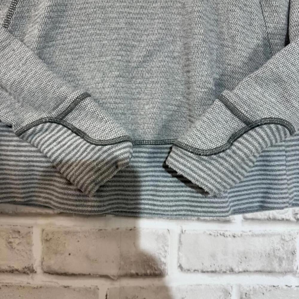 Lululemon Think Fast Pullover Heathered Slate Rulu Women's 2 - Picture 3 of 4